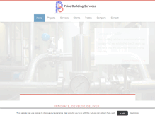 Tablet Screenshot of pricebuilding.com